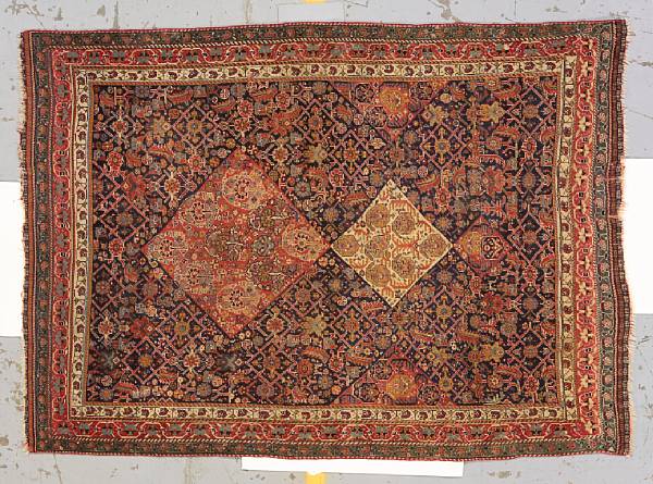 Appraisal: A Qashqai rug Southwest Persia circa size approximately ft in