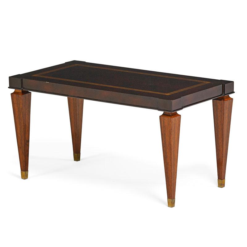 Appraisal: MAISON JANSEN Coffee table Condition Report Older refinishing Scuffs to