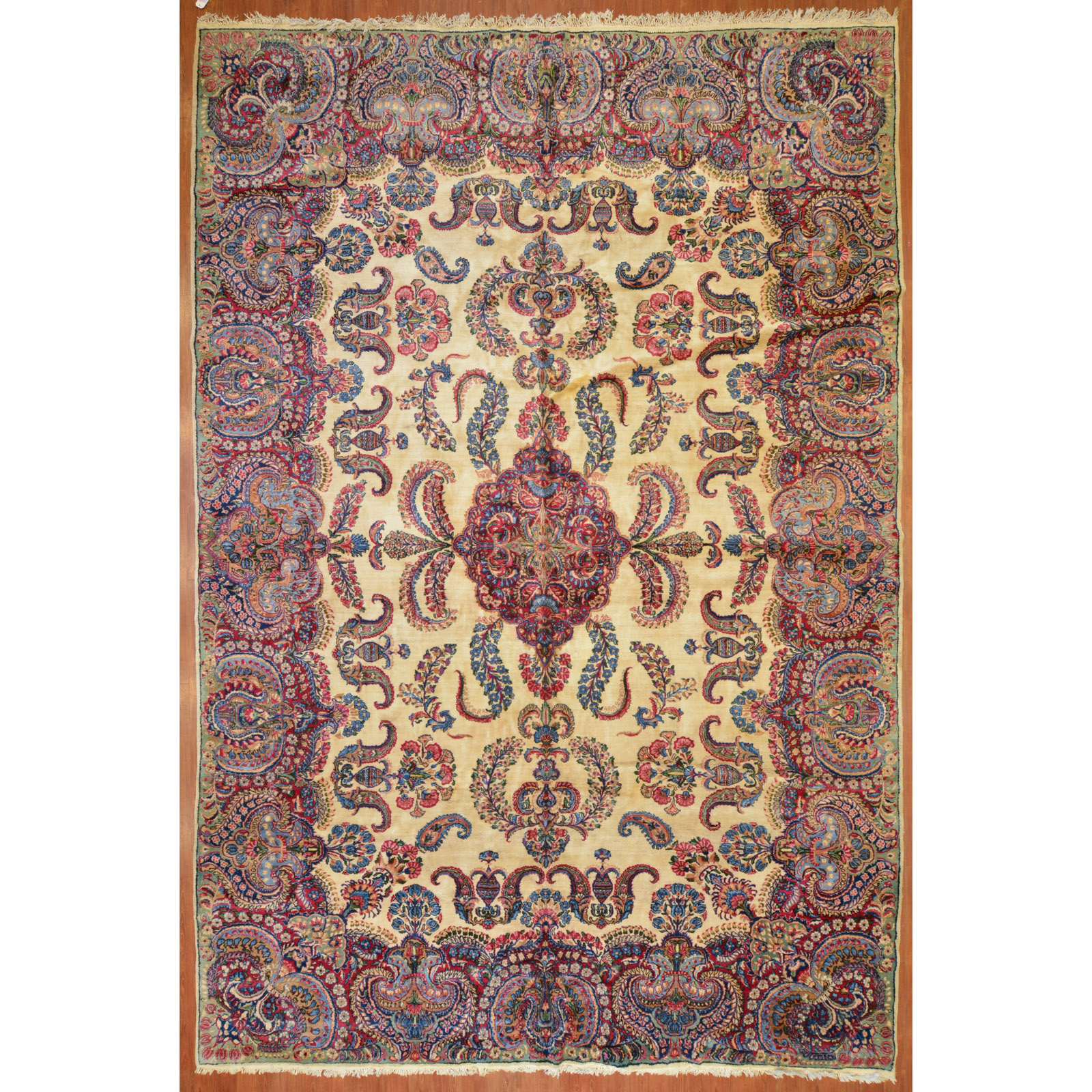 Appraisal: SEMI-ANT LAVAR KERMAN CARPET PERSIA X Second quarter- th century