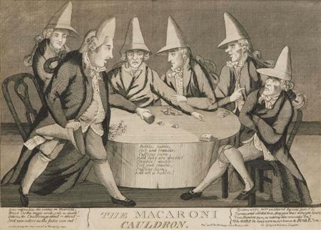 Appraisal: MATTHEW DARLY FL - 'THE MACARONI CAULDRON' engraving cm x