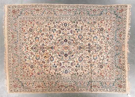 Appraisal: Keshan rug Iran circa x Estimate - Good condition