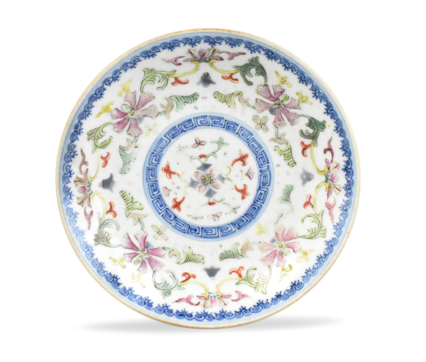 Appraisal: A Chinese famille rose dish dating from the Qianlong period