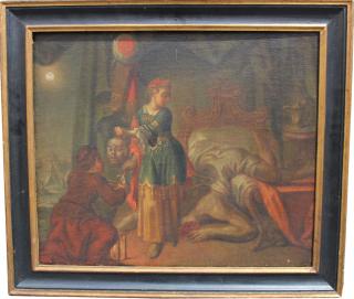 Appraisal: Old Master Painting Judith Beheading Holofernes Old Master Painting Judith