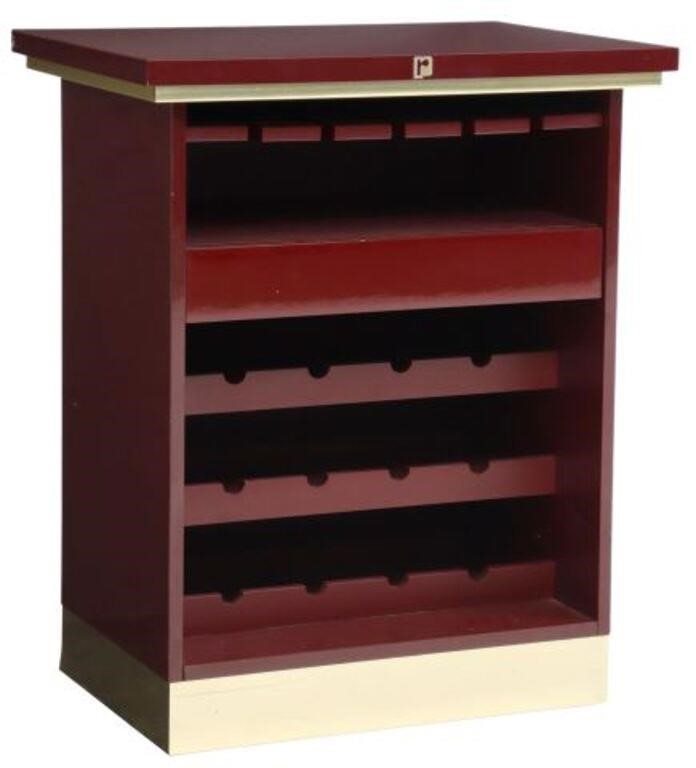 Appraisal: Modern wine bar cabinet Paco Rabanne Francisco Rabaneda Cuervo Spanish