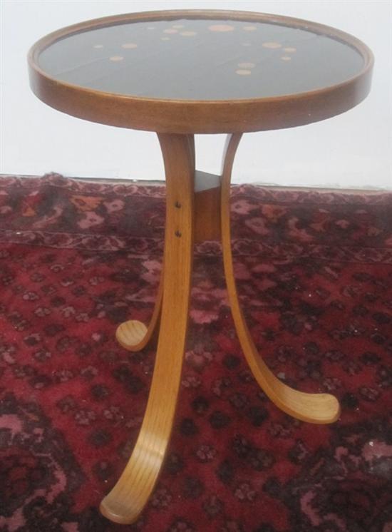 Appraisal: EDWARD WORMLEY FOR DUNBAR CONSTELLATION SIDE TABLE Mid century modern