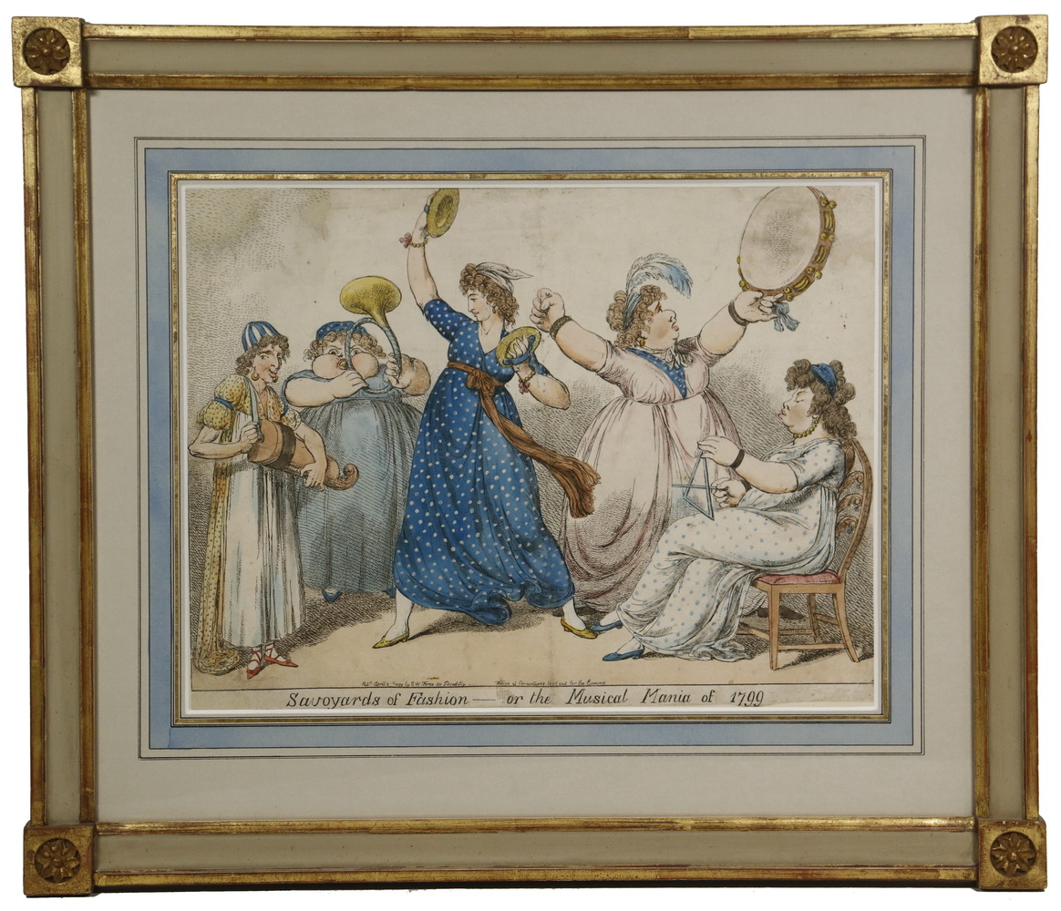 Appraisal: THOMAS ROWLANDSON UK - Savoyards of Fashion - or the