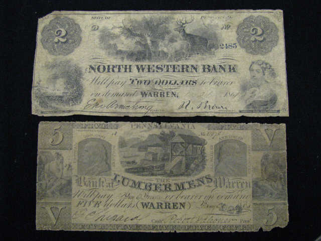 Appraisal: 's Warren Pennsylvania Notes used