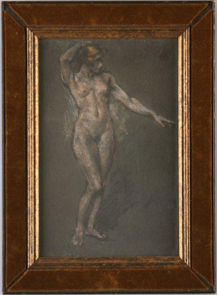 Appraisal: Elliott Daingerfield NC NY - Nude pastel on paper unsigned