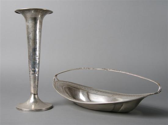 Appraisal: A Group of Two American Sterling Silver Table Articles Watson