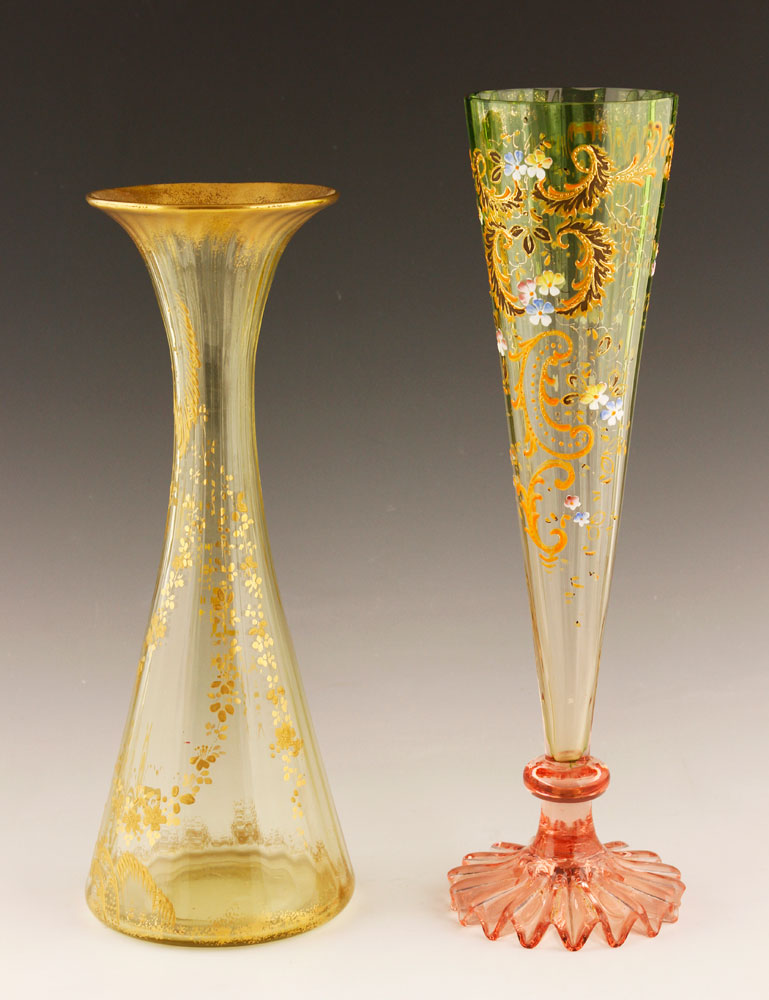 Appraisal: - Lot of th C Vases Lot of two th