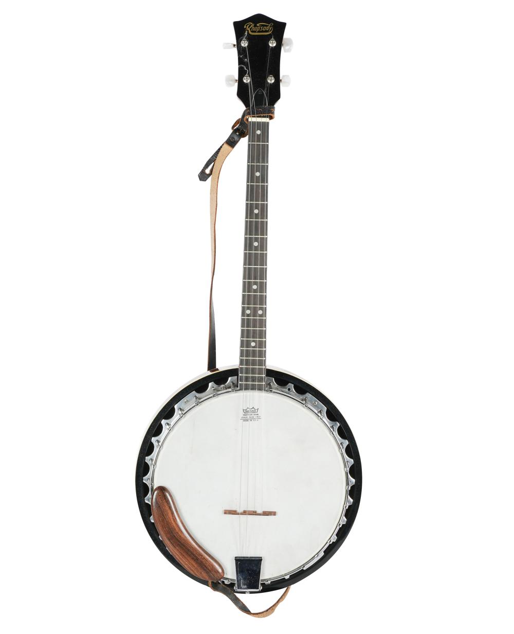 Appraisal: RHAPSODY BANJOdecorated with eagle motif with case Provenance The Estate