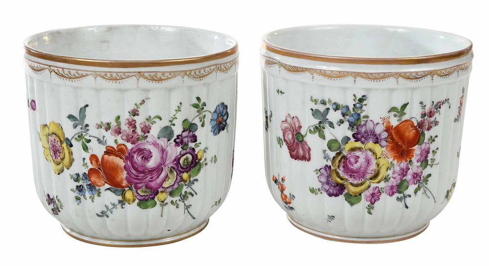 Appraisal: Pair of Cachepots by Helena Wolfsohn German late th century