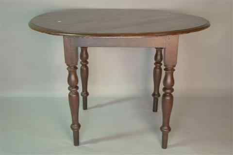 Appraisal: TEAK ANGLO BURMESE CIRCULAR TABLE Burma circa the molded top