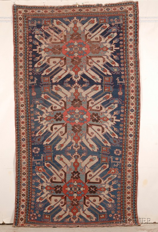 Appraisal: Eagle Karabagh Rug South Caucasus last quarter th century small