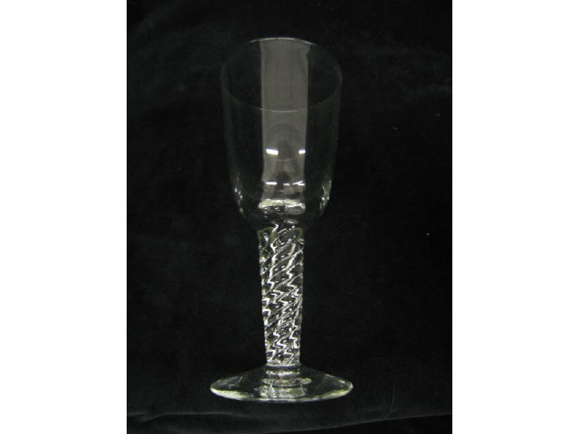 Appraisal: Fine Crystal Goblets twist stem bases