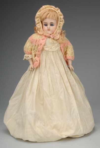 Appraisal: Alt Beck Gottschalk Bisque Shoulder Head Doll Description Germany Ca