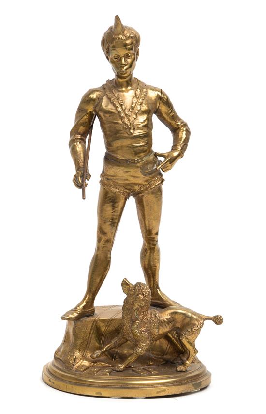 Appraisal: Sale Lot A French Gilt Bronze Figural Group after antoine-louis