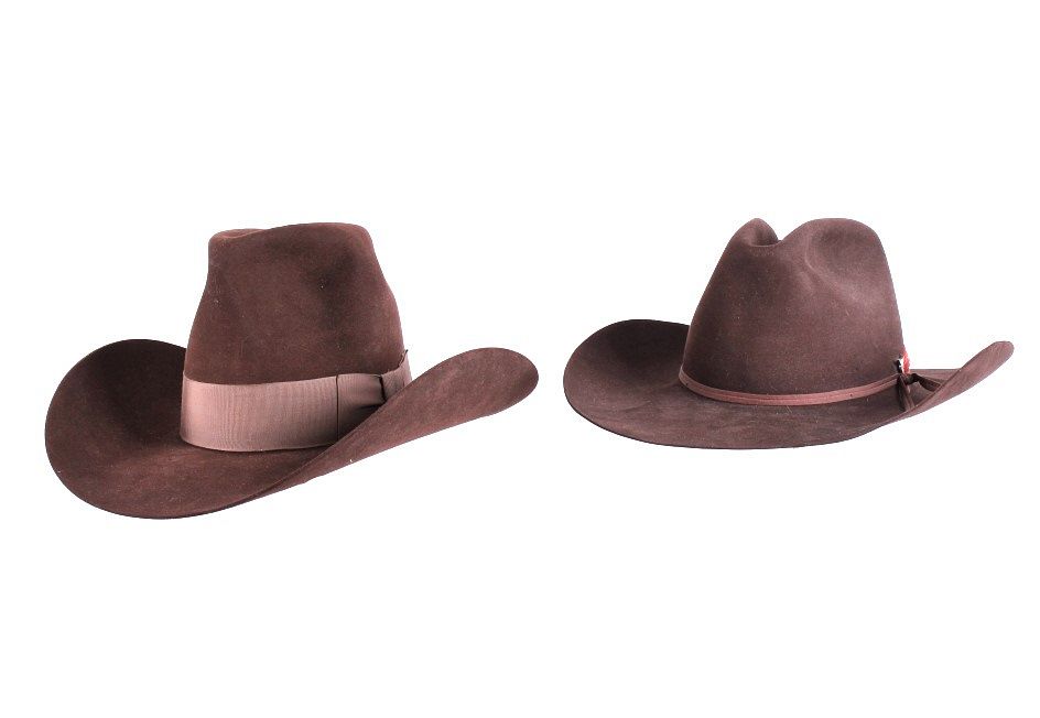 Appraisal: Montana Custom Cordova Cowboy Hat Collection For your consideration is