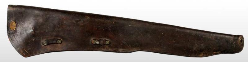 Appraisal: Leather World War I Rifle Scabbard Description Springfield Rifle dated