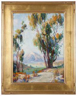 Appraisal: Christian von Schneidau ''Sunset Glow On Eucalyptus'' signed lower right