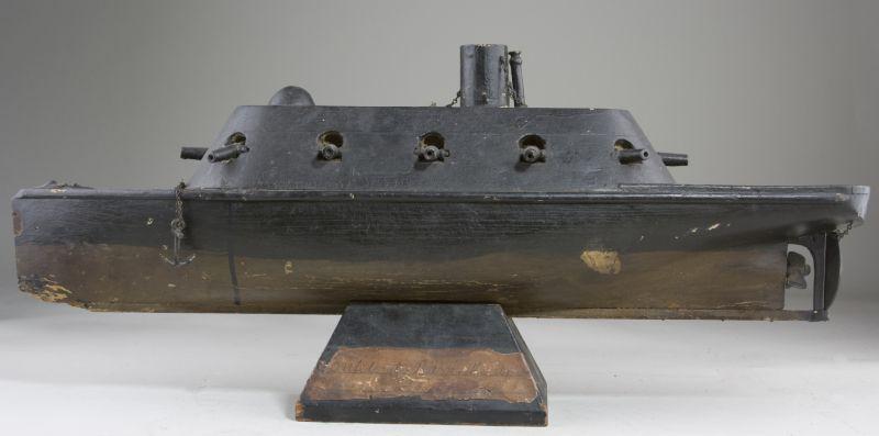 Appraisal: Antique Confederate Ironclad Model ca late th - early th