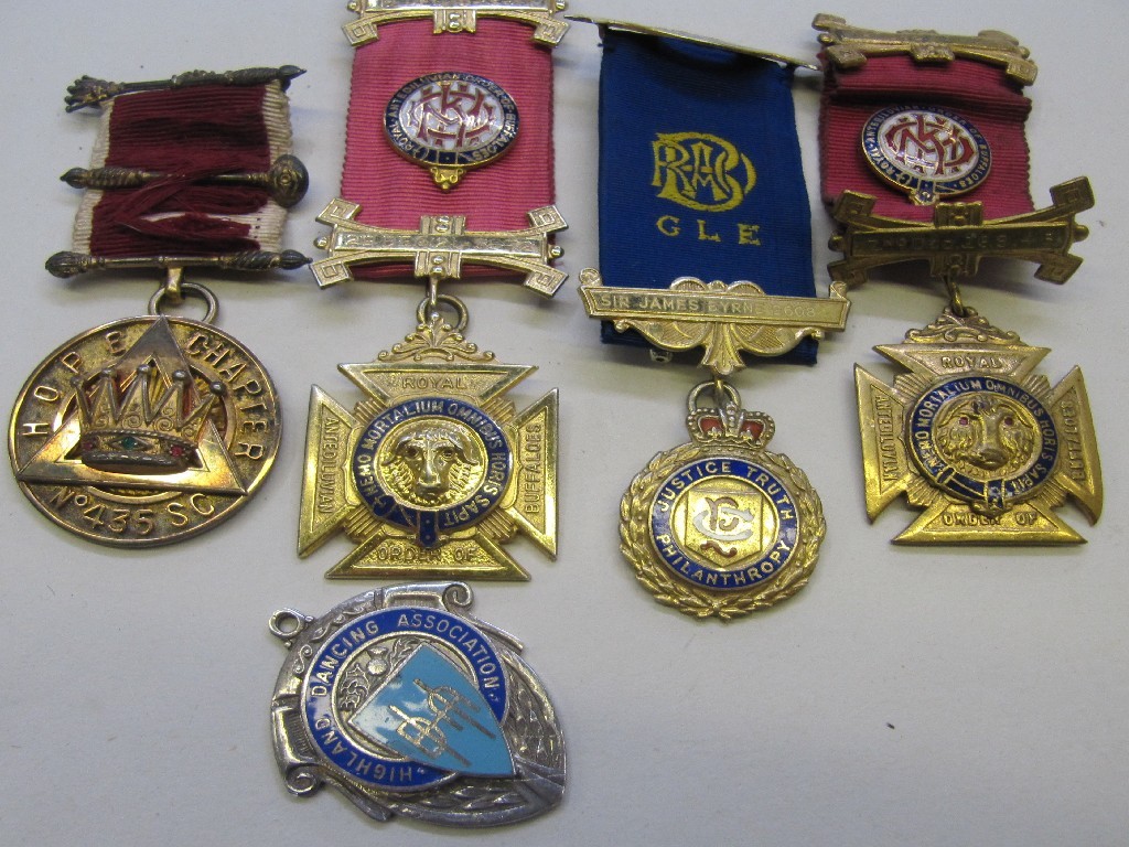 Appraisal: Lot comprising assorted silver gilt medals