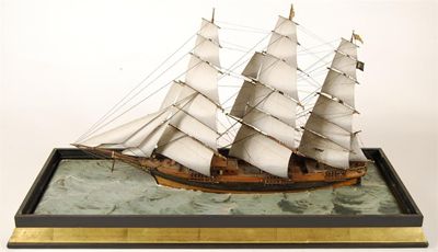 Appraisal: A wooden model of a clipper ship probably The Great