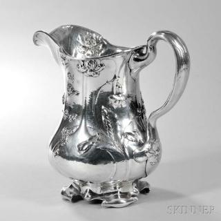 Appraisal: Gorham Martel Silver Pitcher Gorham Martel Silver Pitcher Providence c