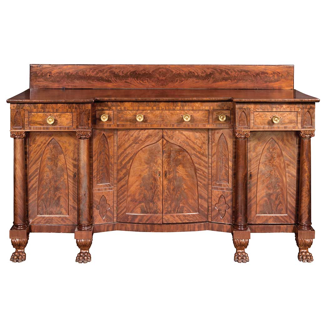 Appraisal: Classical Mahogany Sideboard In the Manner of John Needles Baltimore