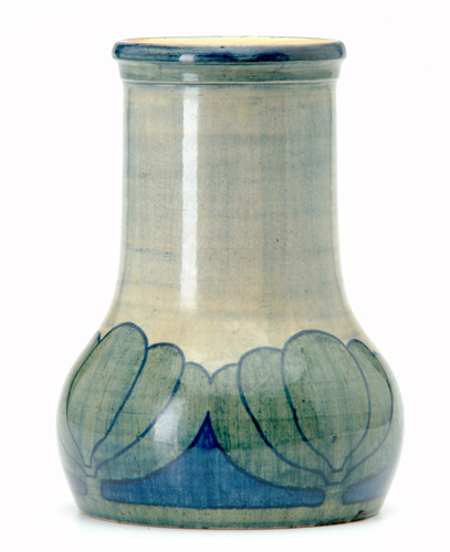 Appraisal: NEWCOMB COLLEGE Early bulbous vase painted by M O Delavigne