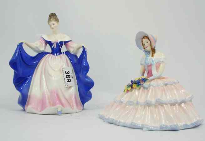 Appraisal: Royal Doulton Figures Sara HN and Daydreams HN