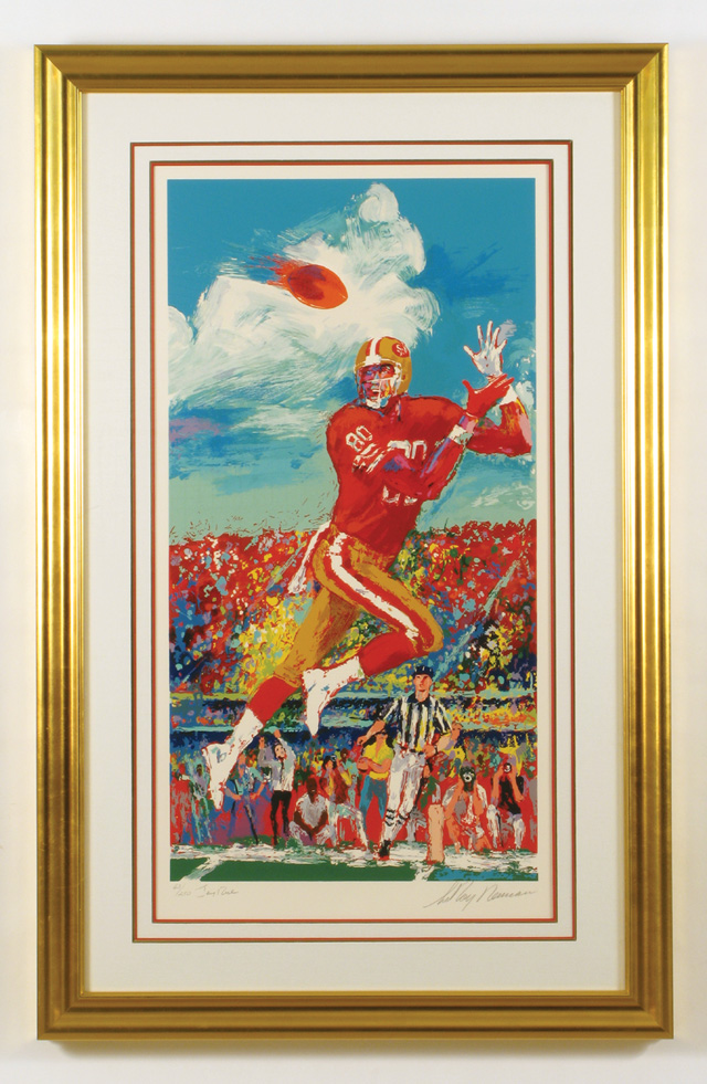 Appraisal: LEROY NEIMAN ORIGINAL SERIGRAPH American born titled Jerry Rice in