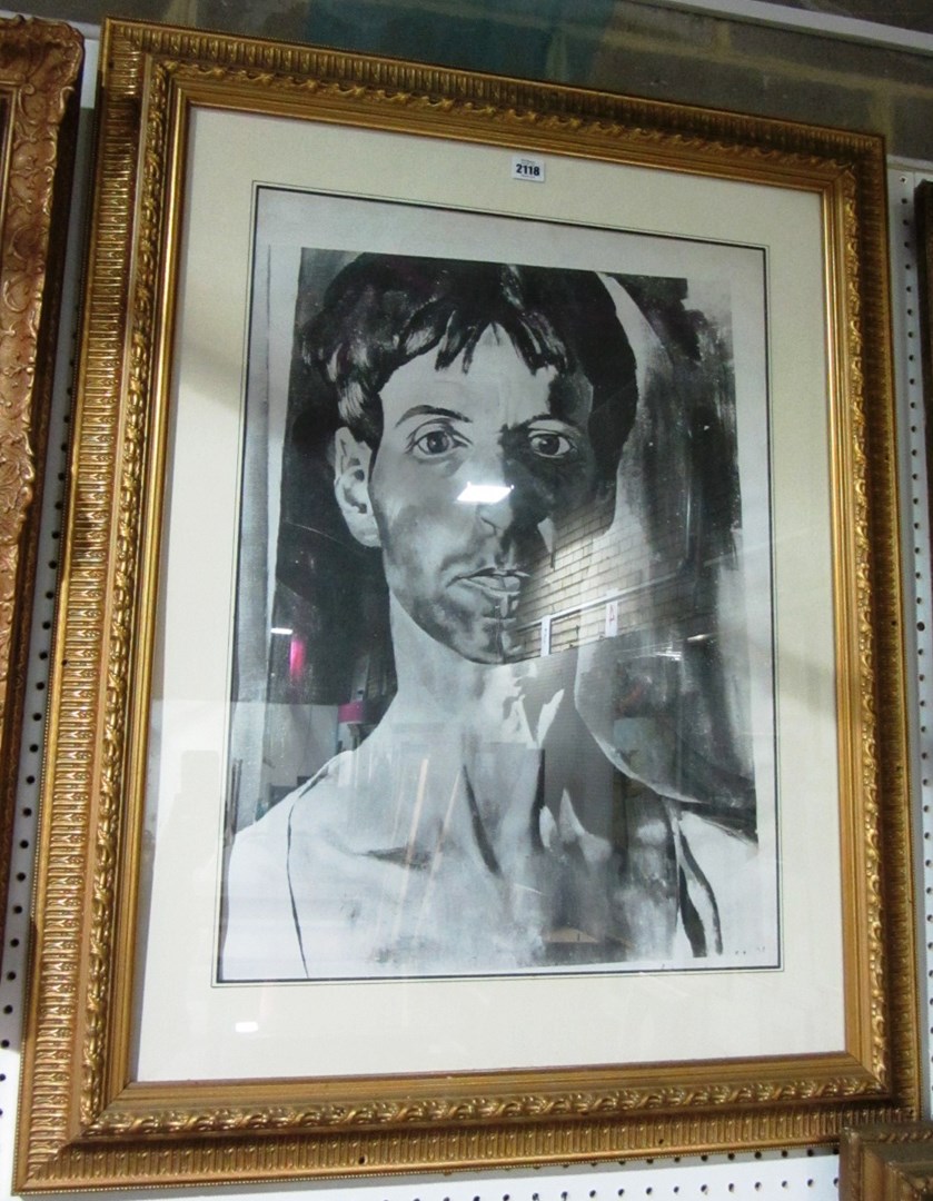 Appraisal: After Stanley Spencer Self portraits two reproduction prints