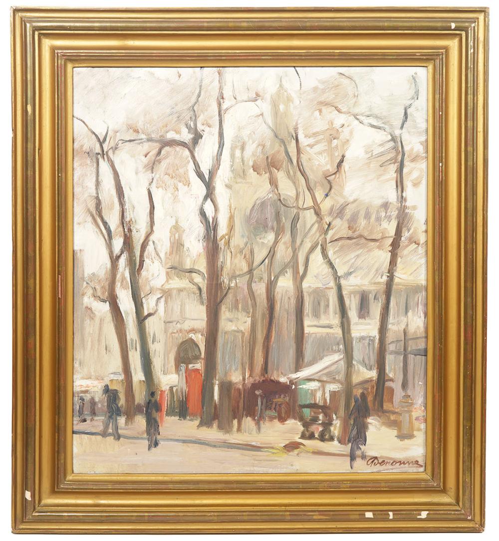 Appraisal: ALEXANDER DENONNE UNTITLED OIL PAINTINGAlexander Denonne France - Untitled oil