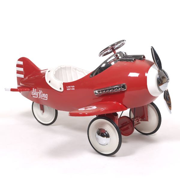 Appraisal: VICTOR SCHRECKENGOST MURRAY SKY KING RED PEDAL PLANE REPLICA x