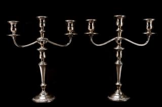 Appraisal: Pair of International Sterling Prelude Candelabras International Sterling Company American