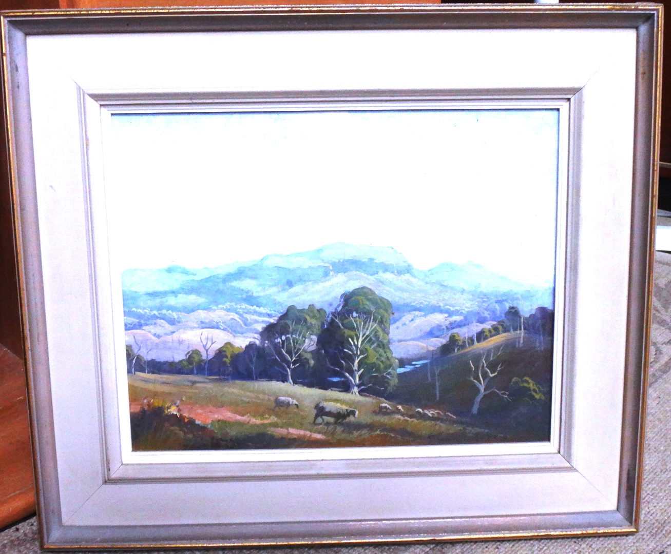 Appraisal: Dixon Copes - Australian landscape oil on board signed cm