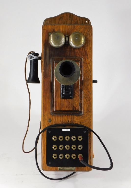 Appraisal: CENTURY TELEPHONE MAGNETO WALL SWITCHBOARD PHONE New York Early th