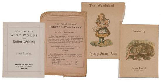 Appraisal: CARROLL Lewis DODGSON Charles Lutwidge - The Wonderland Postage-Stamp Case