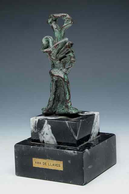 Appraisal: Salvador Dali Spanish - 'Ama De Llaves' The Key verdigris