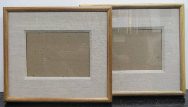 Appraisal: An assembled group of frames comprising wood frames x in