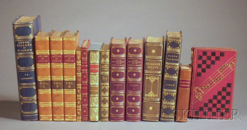 Appraisal: Decorative Bindings Eleven titles in fourteen volumes including The Week-end