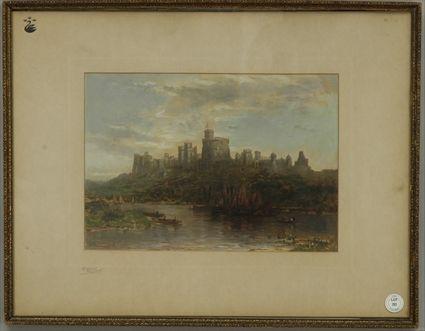 Appraisal: G H McCord Windsor Castle Oil on Paper