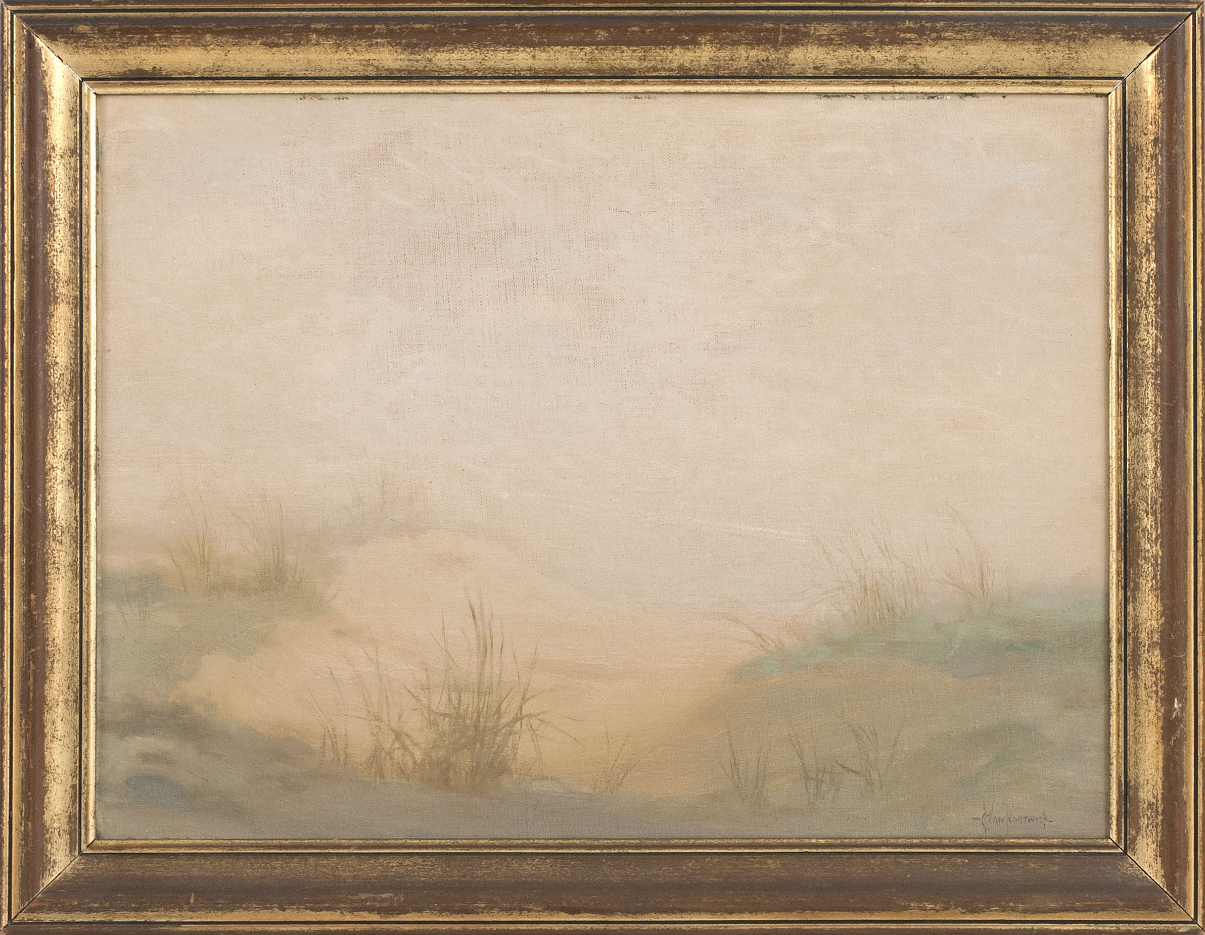 Appraisal: CHESTER VAN NORTWICKAmerican - Atmospheric dune scene Signed lower right