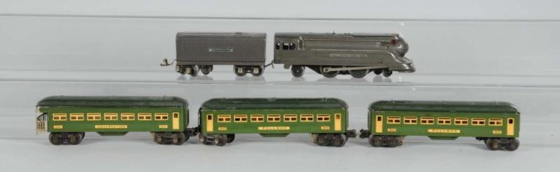 Appraisal: Lionel No O-Gauge Passenger Set Description Pre-war Set includes E