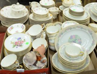 Appraisal: Two porcelain dinner sets including Limoges Saturday Night Girls and