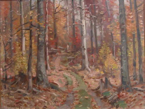 Appraisal: Artist Barney Frank American - Title Autumn Landscape Date Medium