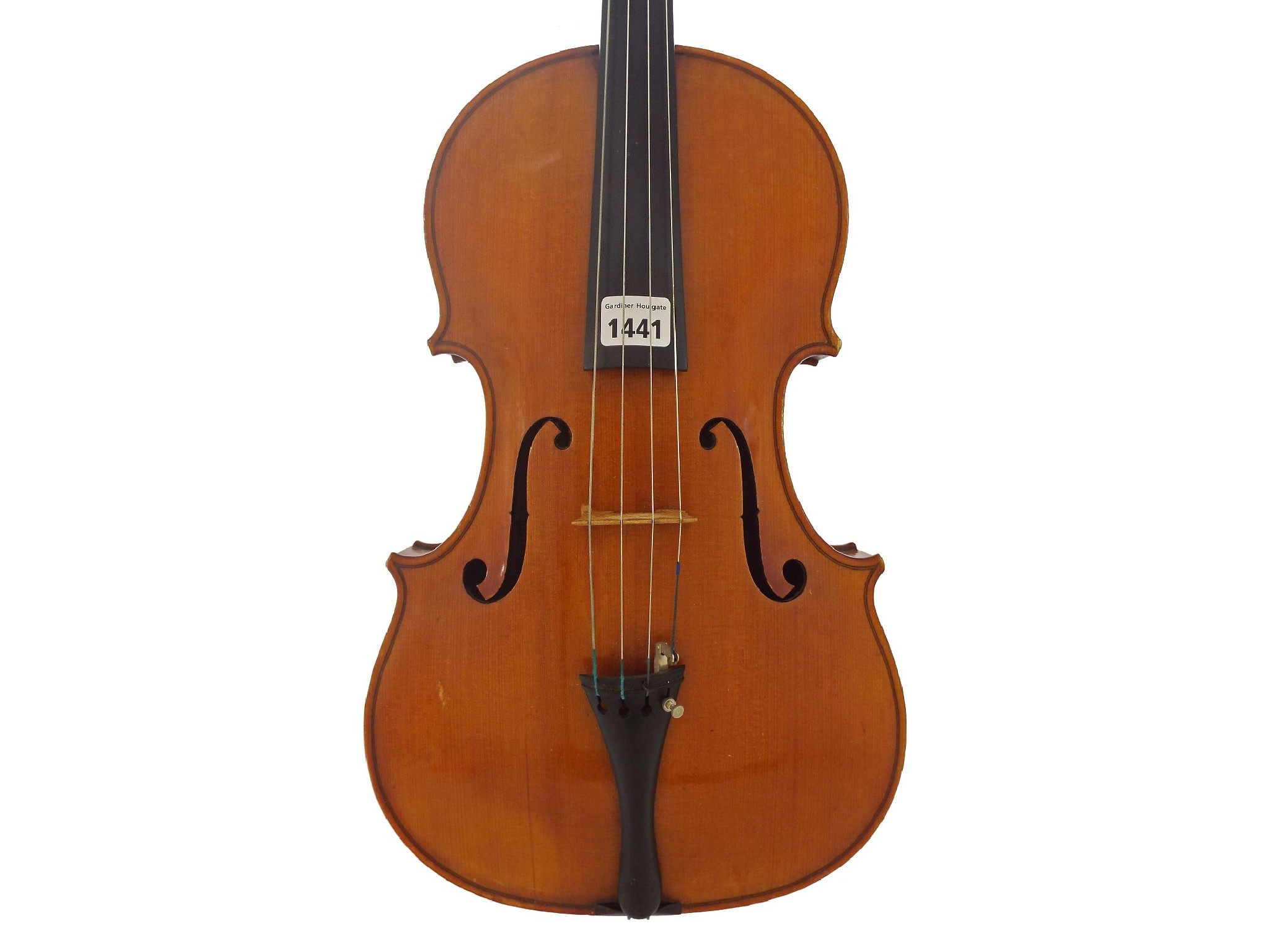 Appraisal: French Tertis model viola by and labelled A Chevrier d'apris