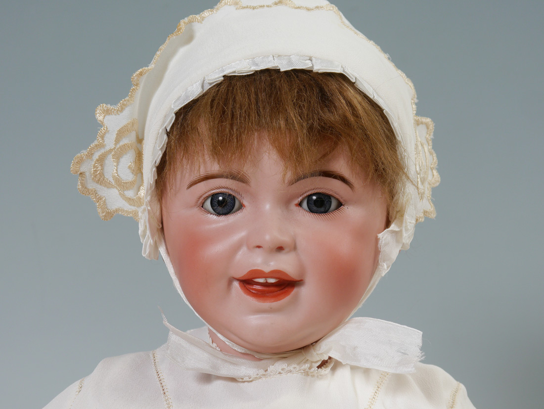 Appraisal: ANTIQUE FRENCH SPBJ LAUGHING JUMEAU DOLL Bisque head marked SFBJ