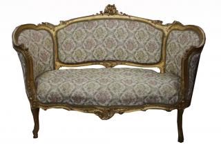 Appraisal: French Louis XIV Style Sofa French Louis XIV Style Sofa